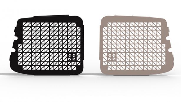 Raamroosters zwart-wit